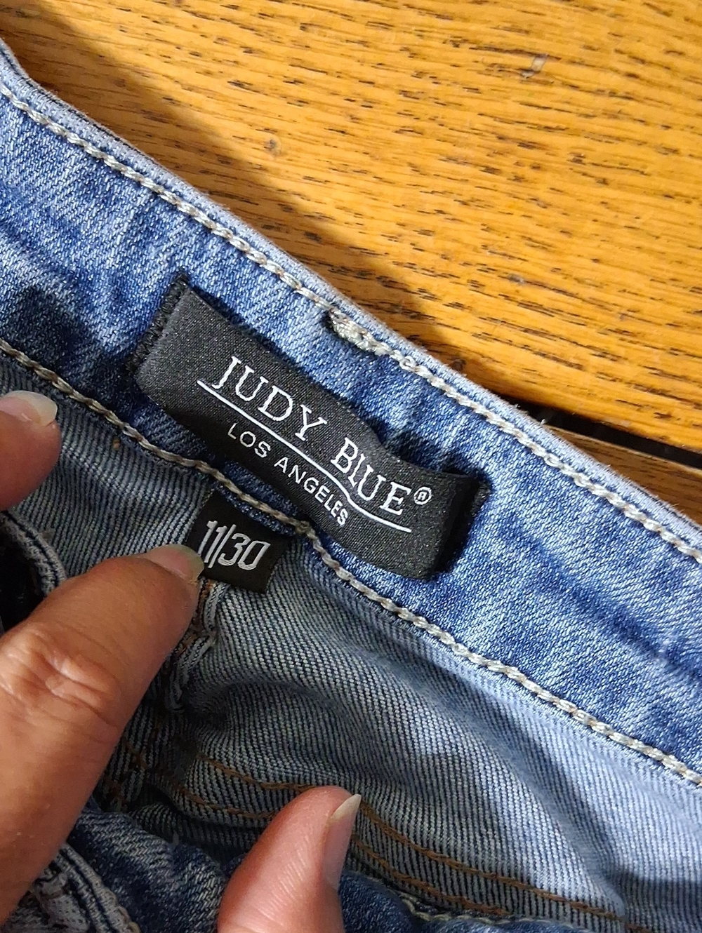 JUDY BLUE Jeans Womens 11 / 30 STRAIGHT LEGS ?? Denim Preowned Used Pants - Picture 4 of 5